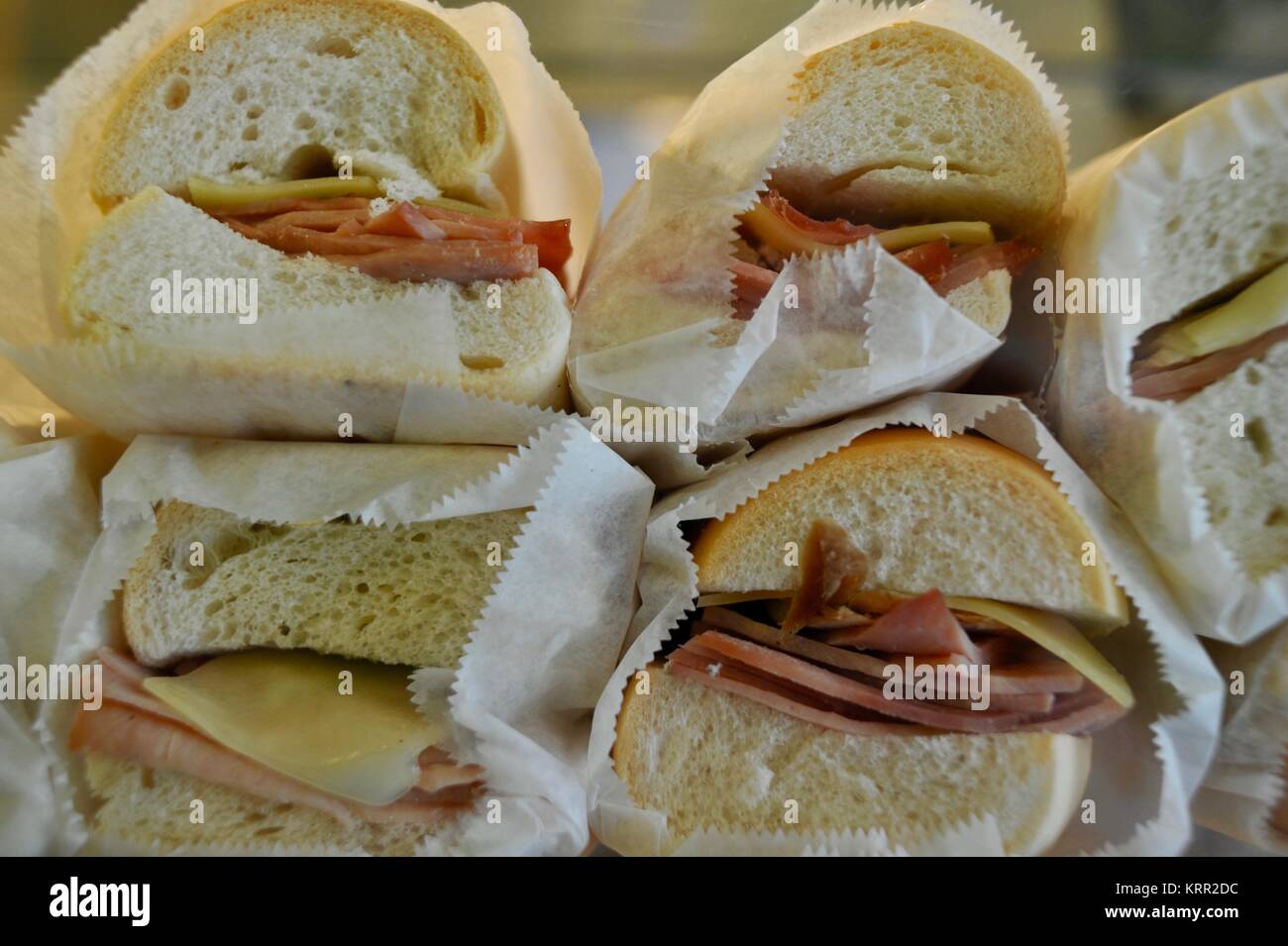 Cuban Sandwich in restaurant/cafe in Calle Ocho, Little Havana in Miami