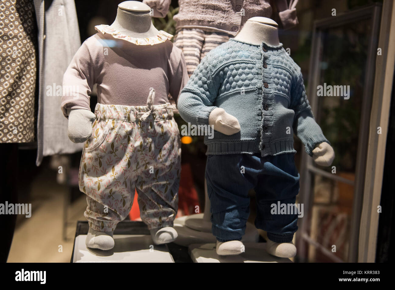 Children clothing store Stock Photo Alamy