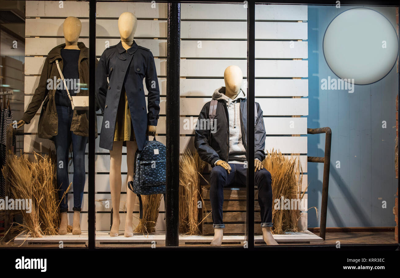 Men clothing in a store in London Stock Photo - Alamy