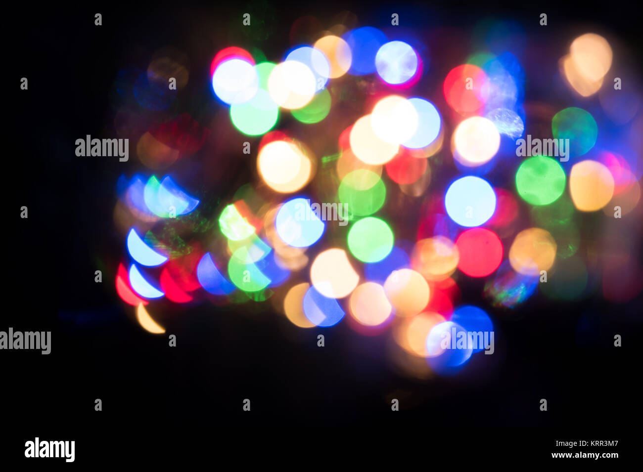 Abstract Multi Colored Lights Through Prism Stock Photo