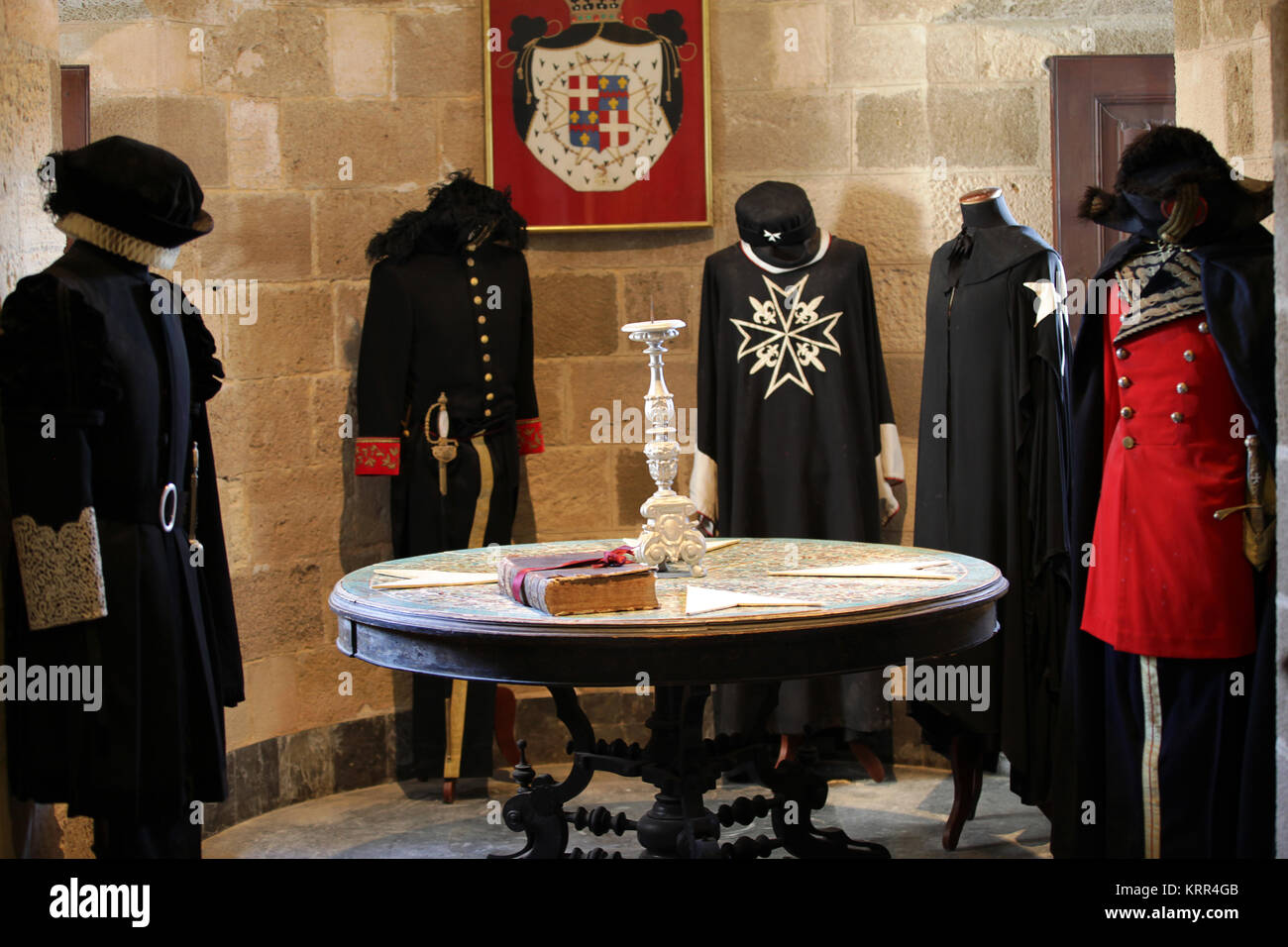 Offers uniforms the Knights of Malta Stock Photo Alamy