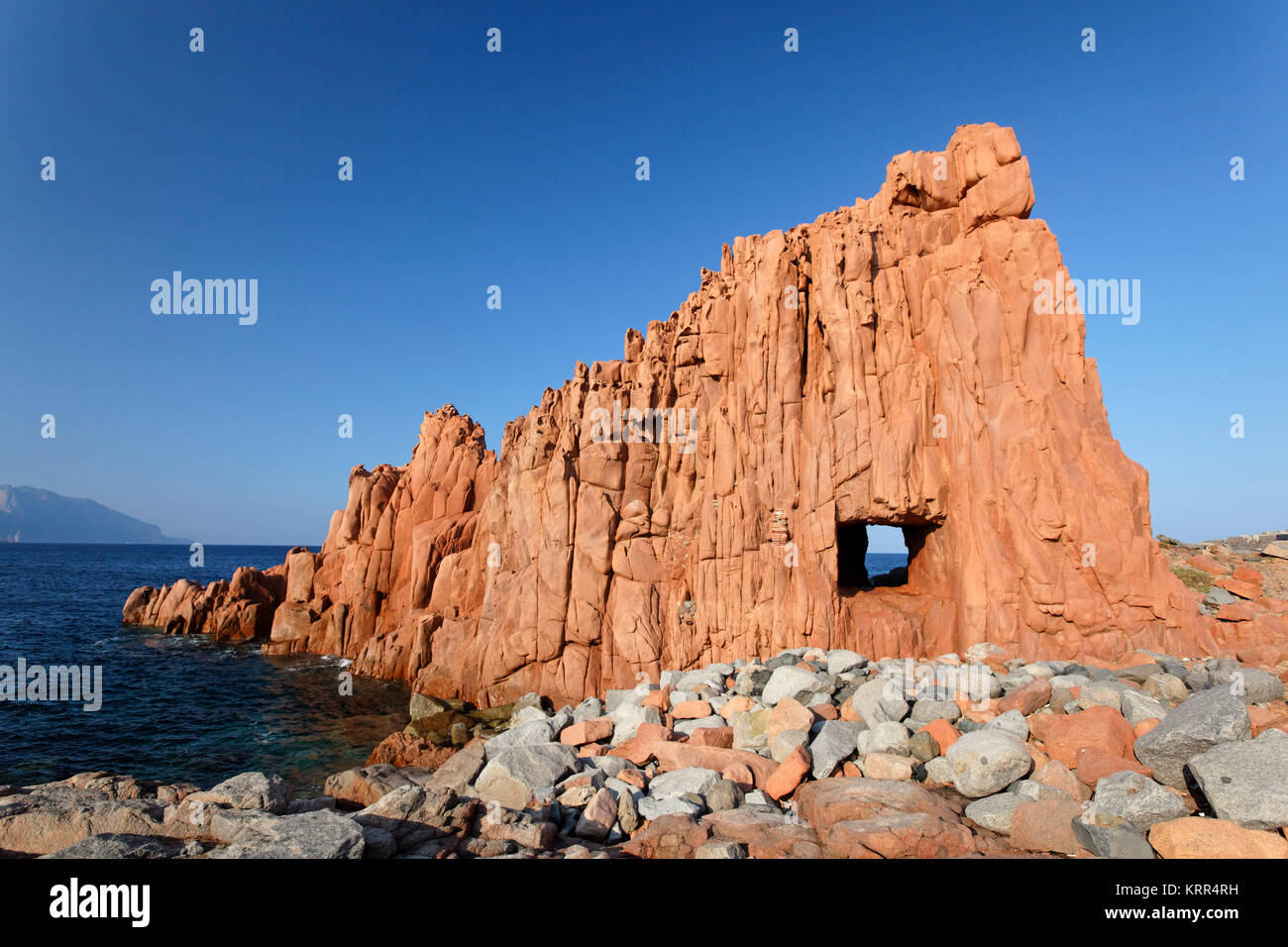 The Red rocks of Arbatax  , Sardinia, Stock Photo