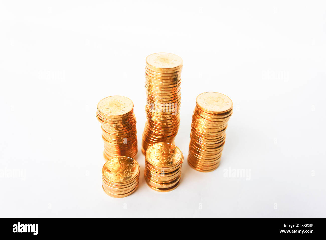 golden coins Stock Photo
