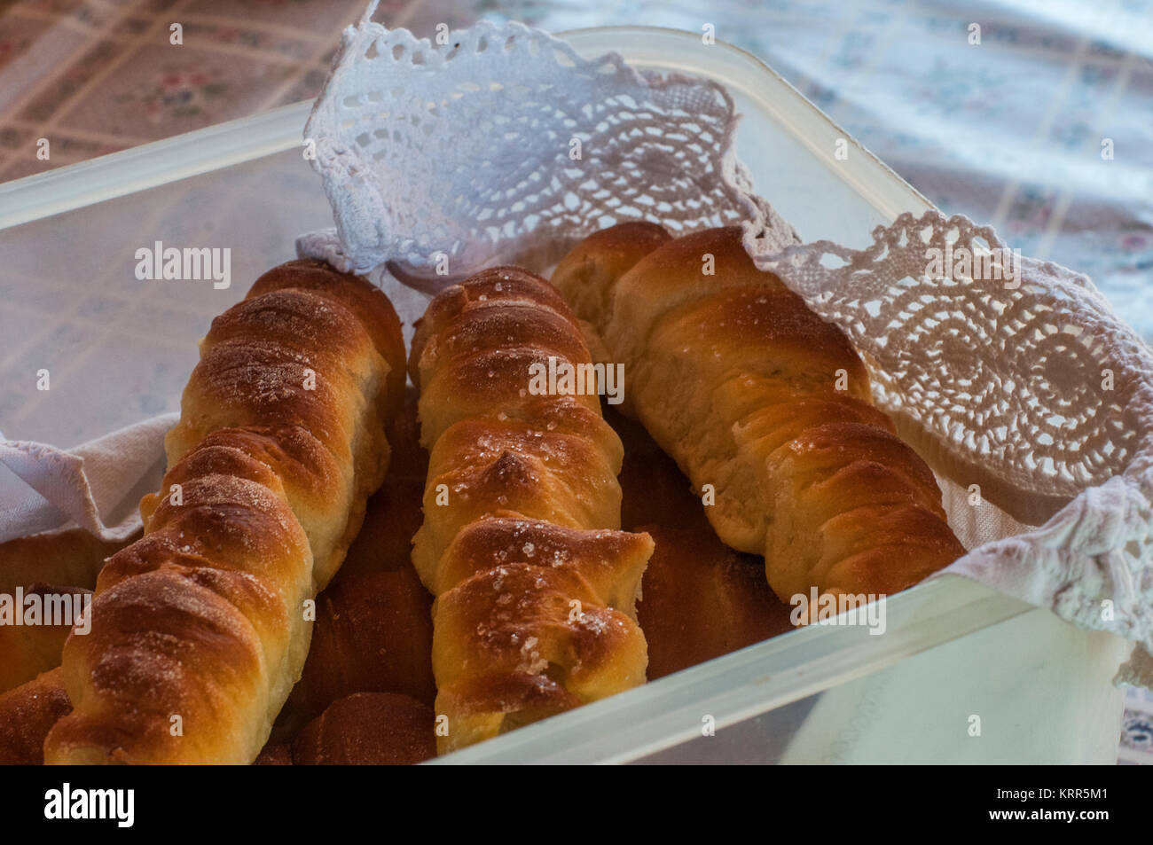 Pastry Using Tablea Pastry on the table Stock Photo - Alamy