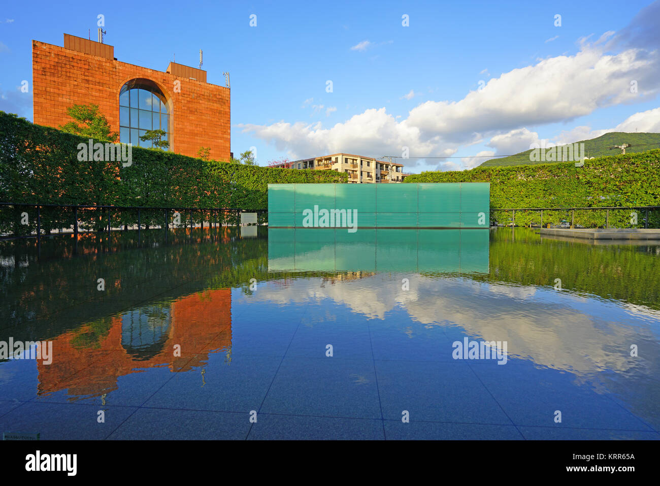 View of the Nagasaki National Peace Memorial Hall for the Atomic Bomb Victims located in Nagasaki, Japan Stock Photo