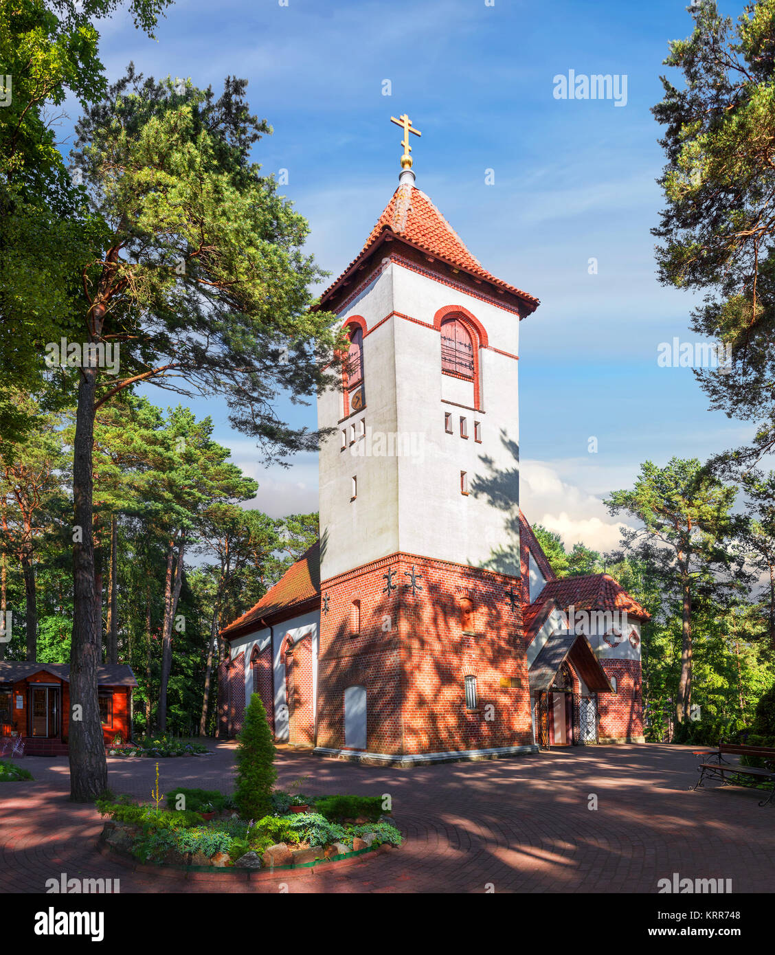 Temple of St. Seraphim of Sarov. Svetlogorsk, Kaliningrad region Stock Photo