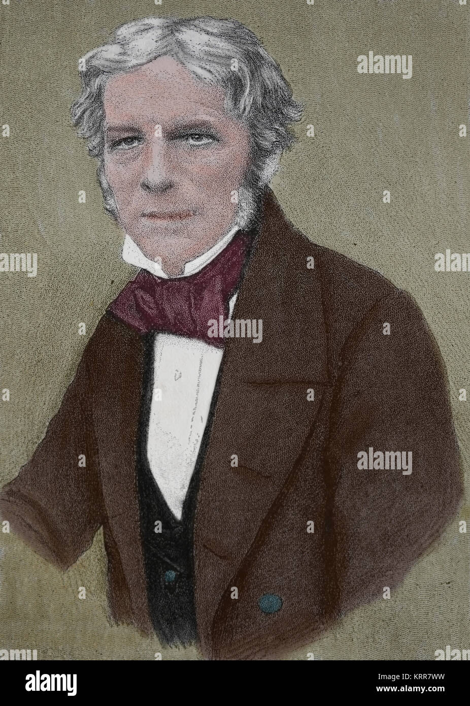 Michael Faraday (1791-1867) #3 Fleece Blanket by Granger - Pixels