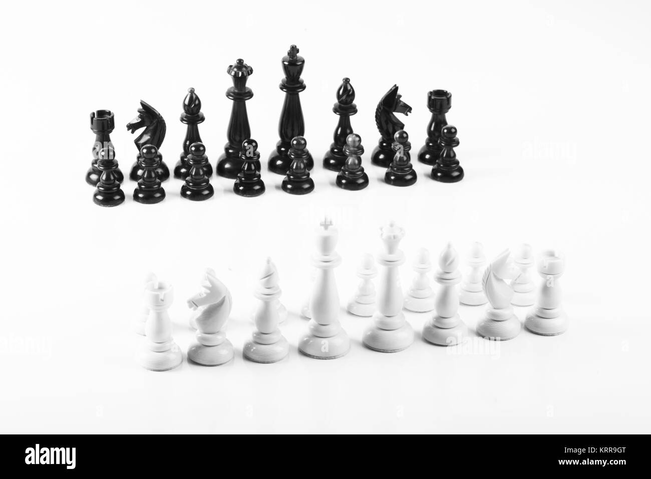 Chess Board and Pieces in Start Position Stock Photo - Image of rivalry,  beginnings: 7837664