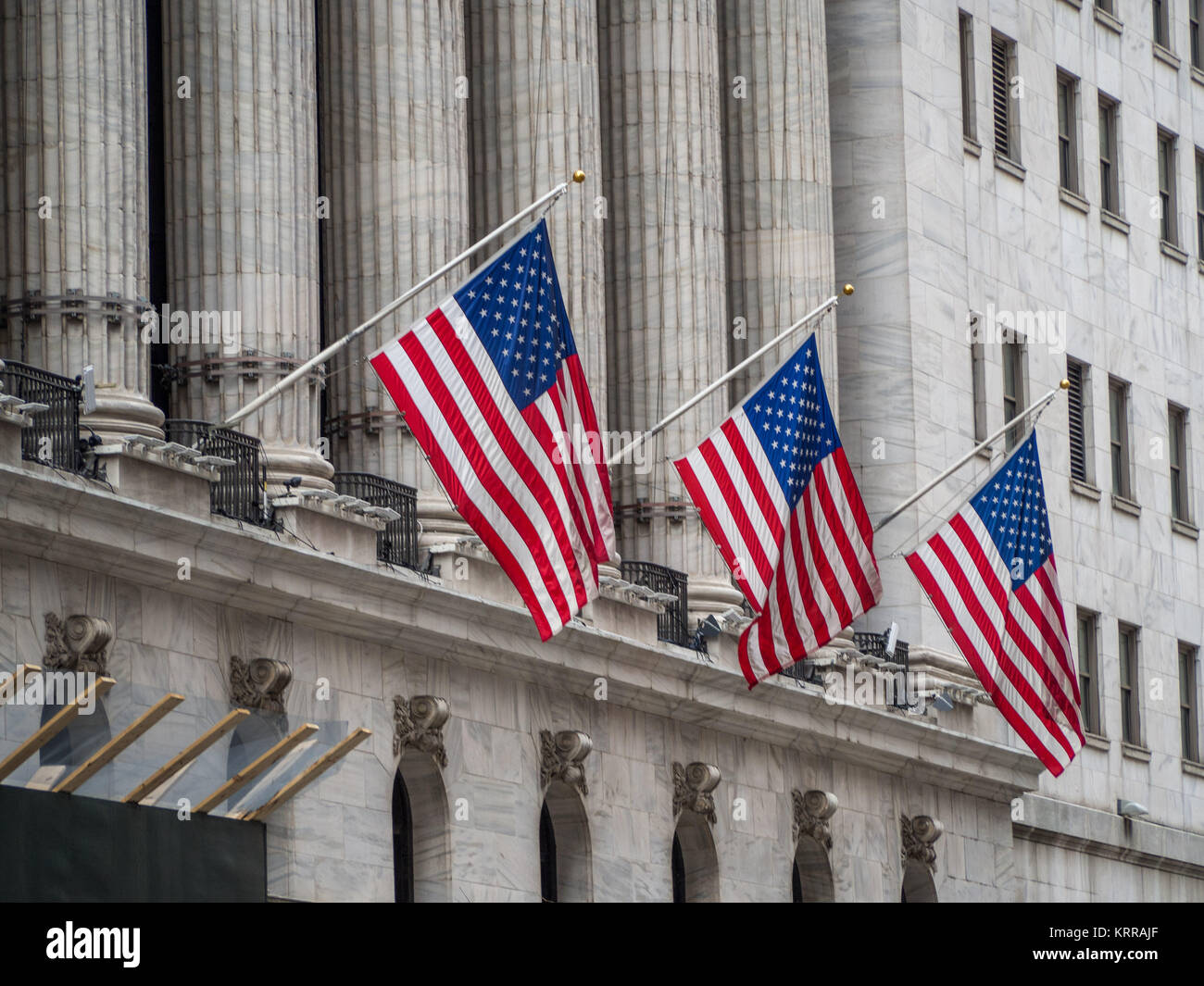 NEW YORK AMERICAN FLAGS TRADE CENTRE Stock Photo Alamy