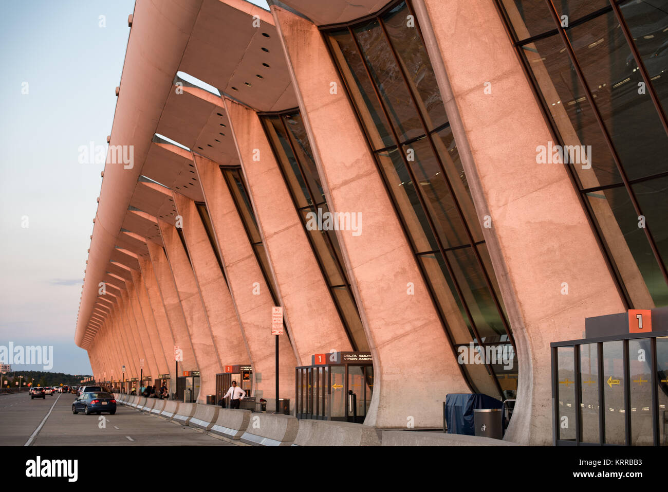 DULLES, Virginia The late afternoon sunlight catches the original