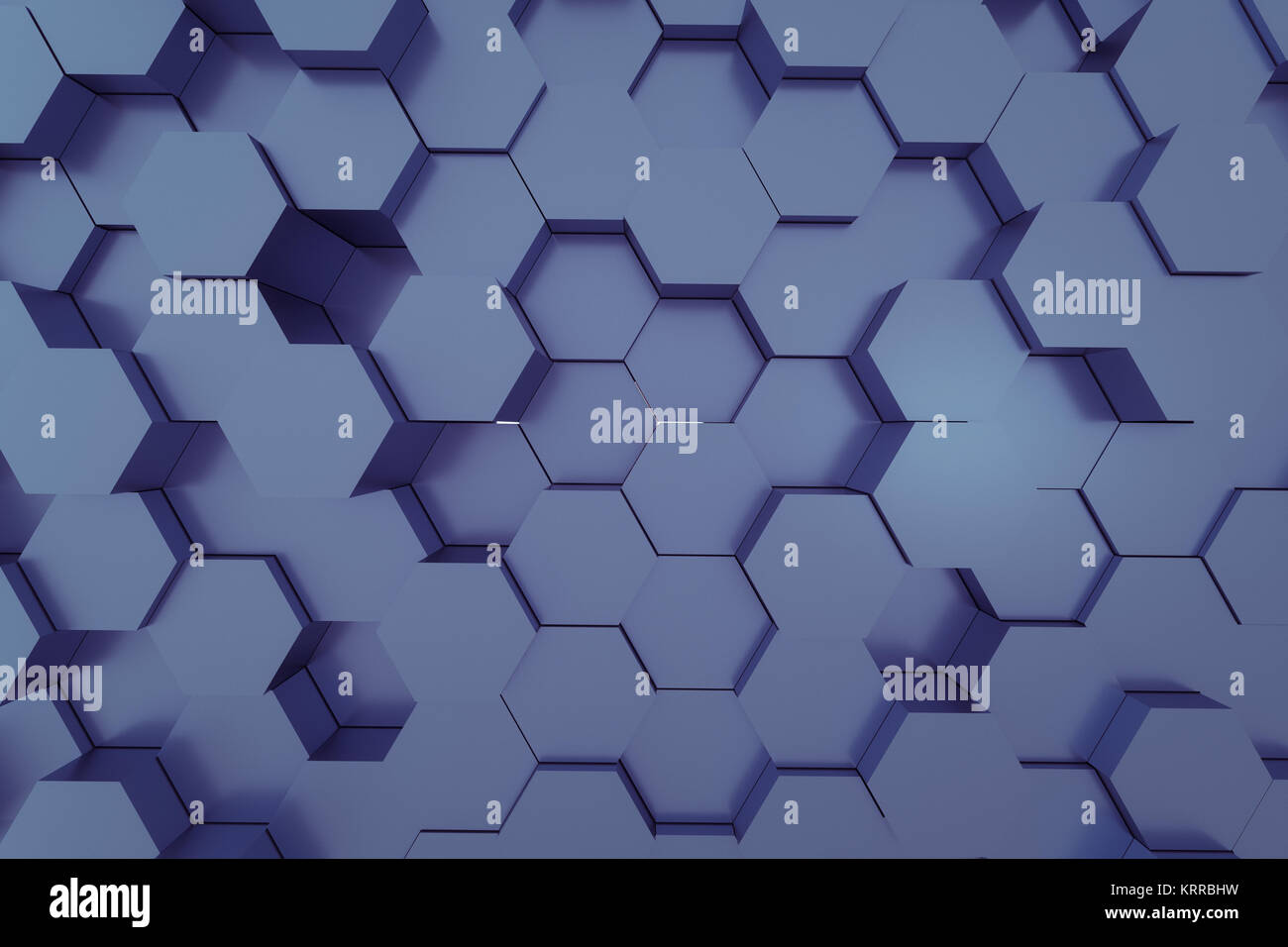 3d rendering of abstract hexagon background Stock Photo - Alamy