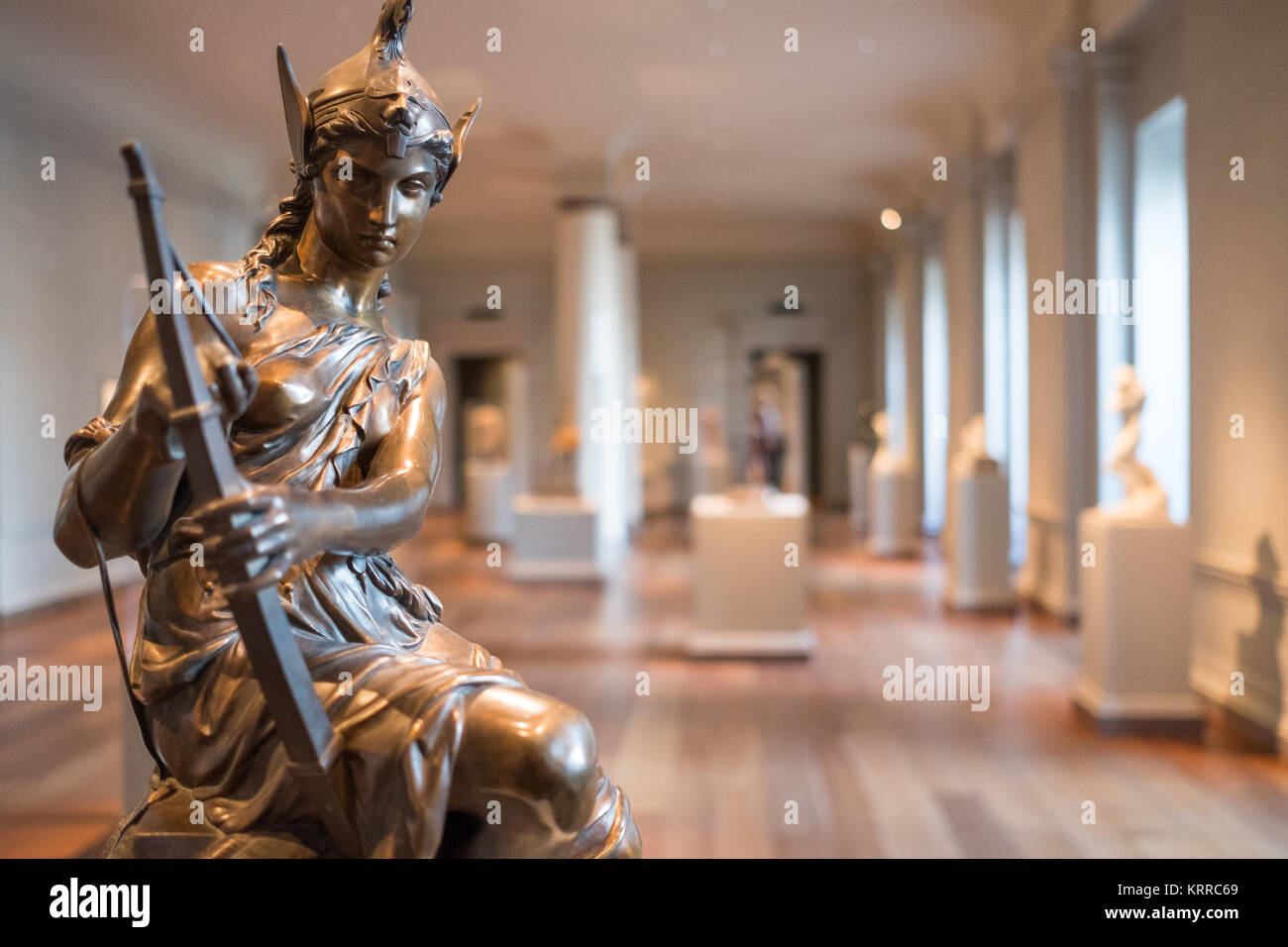 WASHINGTON DC, United States — A sculpture on display at the National Gallery of Art in Washington DC. The National Gallery of Art is renowned for its collection of European and American art, offering a comprehensive timeline of artistic development from the Middle Ages to the present day. Its esteemed status as a free public museum underscores its national significance and commitment to art education. Stock Photo
