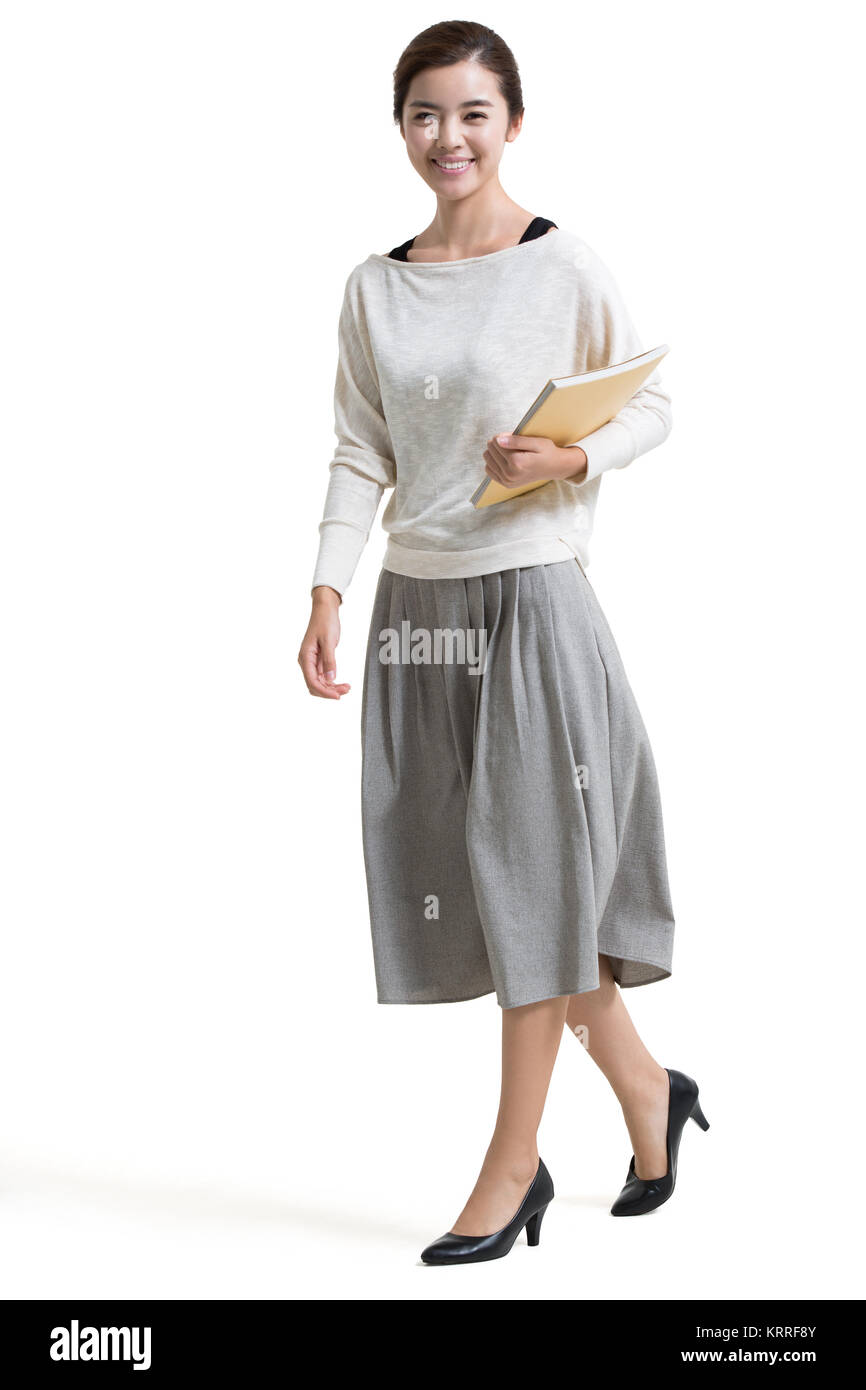 Portrait of smiling female teacher Stock Photo - Alamy