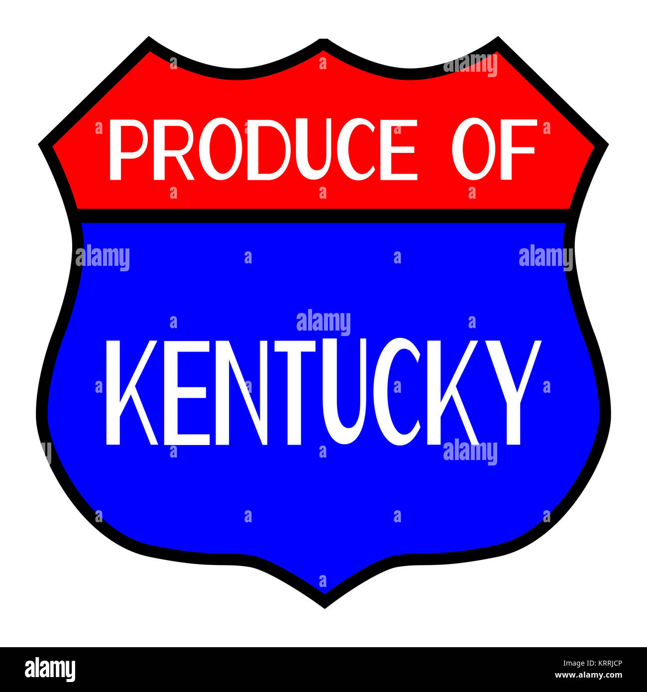 Produce Of Kentucky Stock Photo Alamy