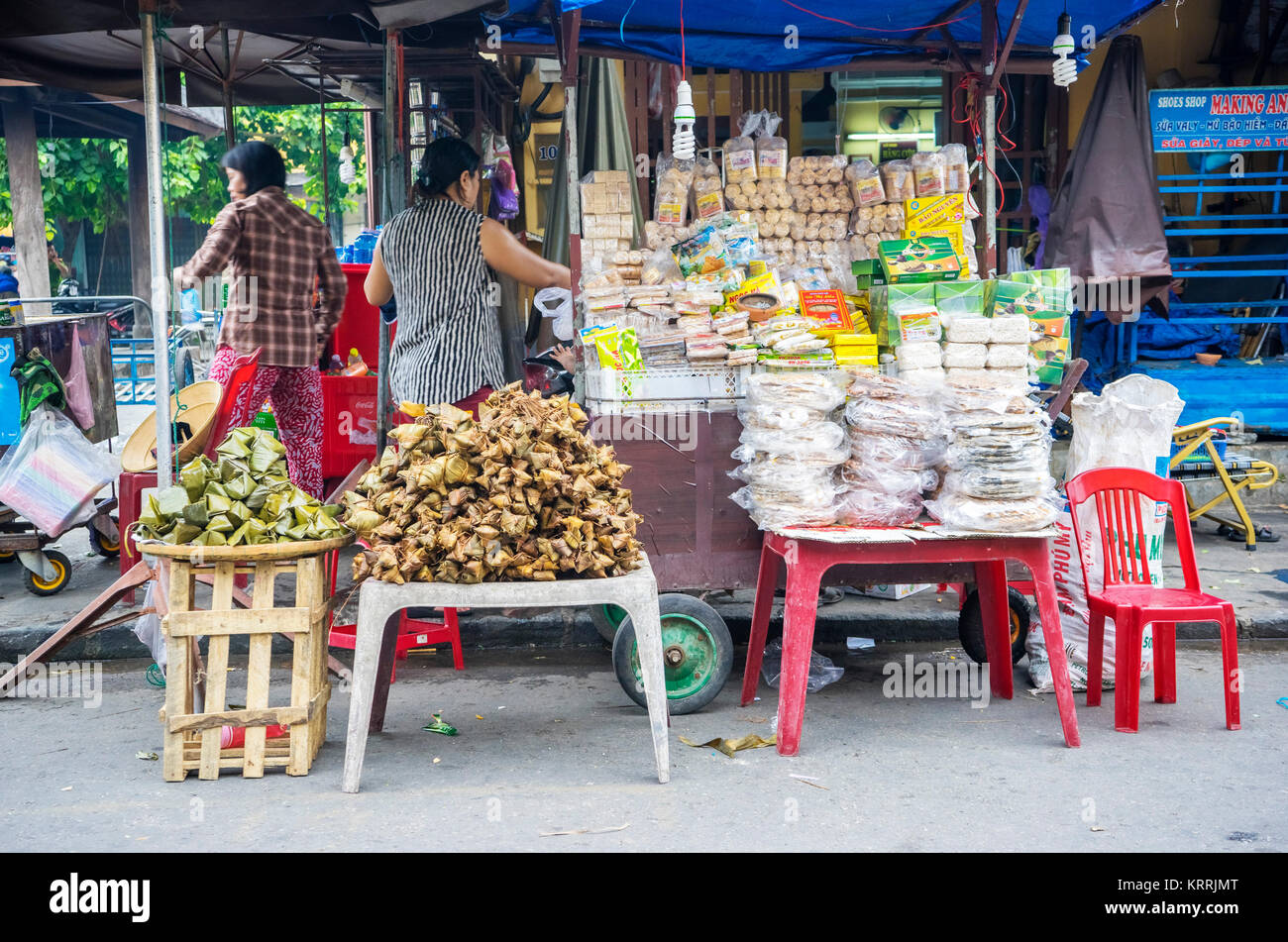 Middle Year Festival, at store, street and market in Hoi An old town, Vietnam. Hoi An is a famous tourist destination in the world and Vietnam Stock Photo