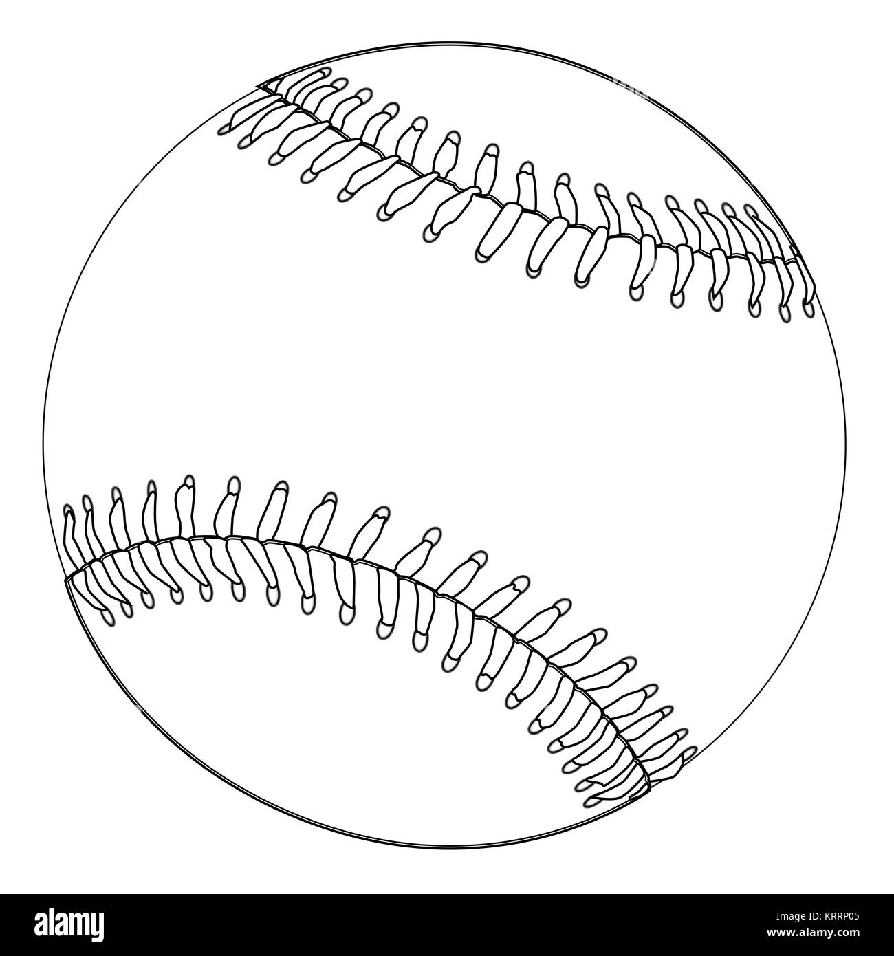 Baseball Black And White Sketch Stock Photo - Alamy