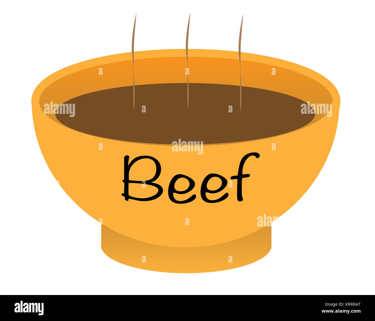 Beef Soup Bowl Stock Photo Alamy