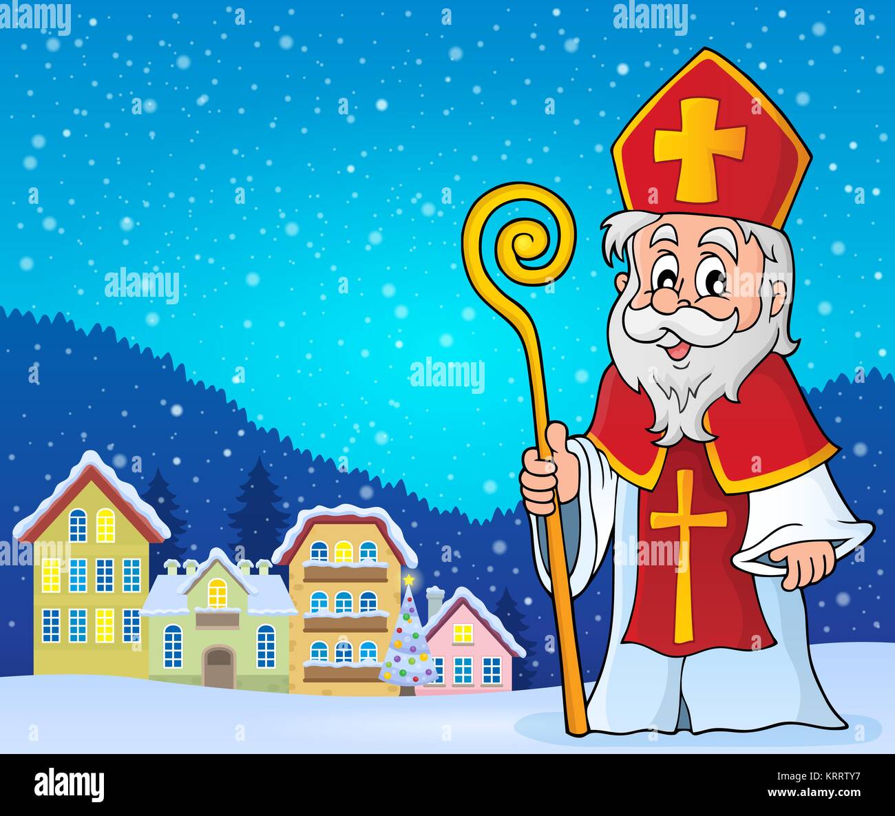 St Nicholas II (with Staff) main image 1