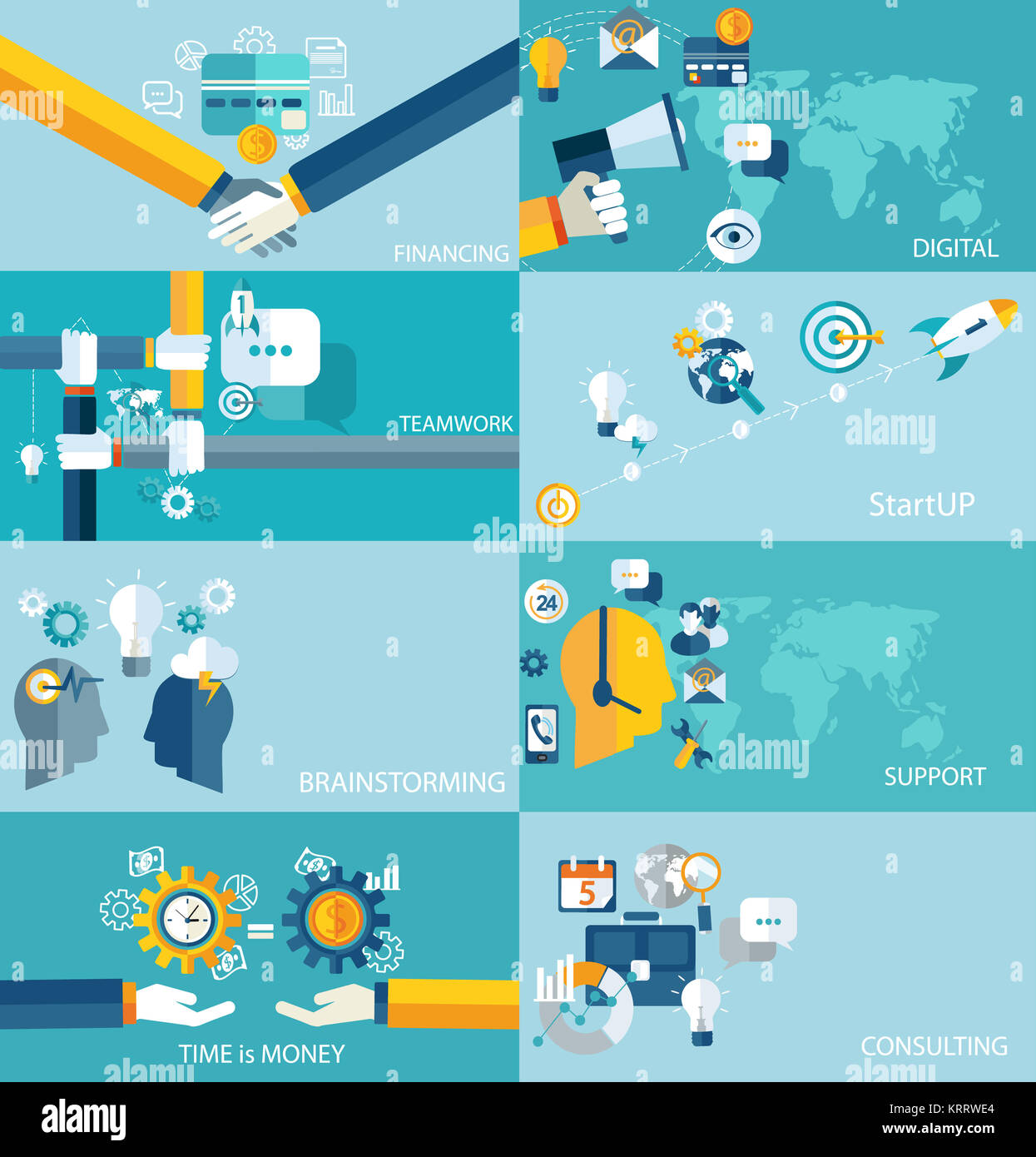 Different business concepts Stock Photo Alamy