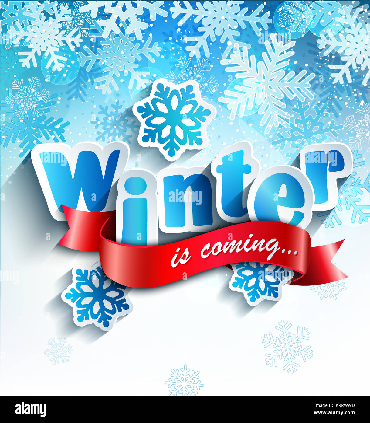 Winter is coming Stock Photo Alamy