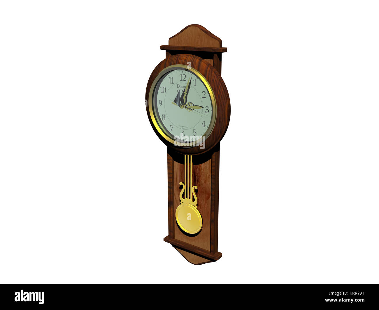 Wall clock exposed Stock Photo Alamy