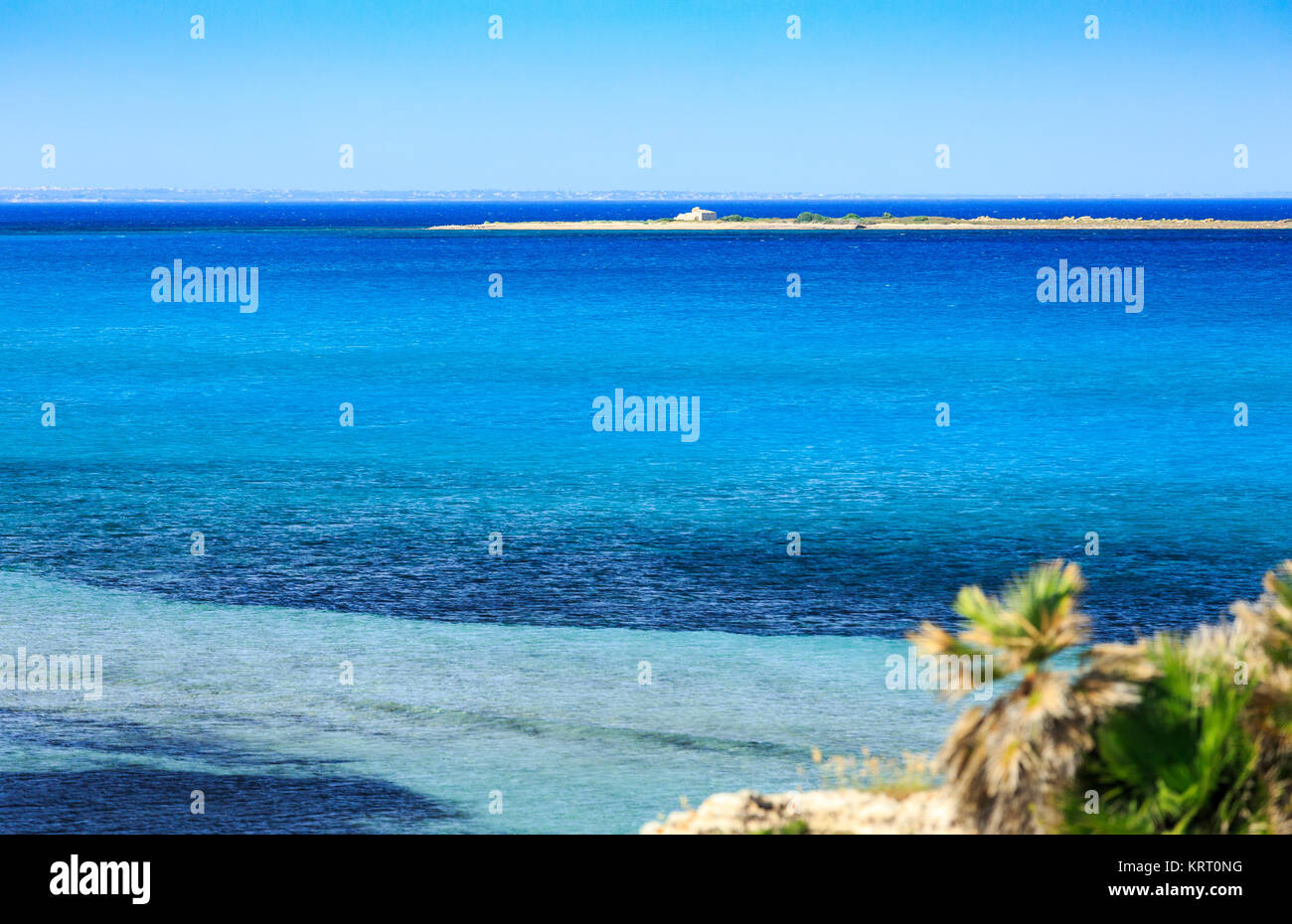 Isola di Vendicari, Sicily, Italy Stock Photo