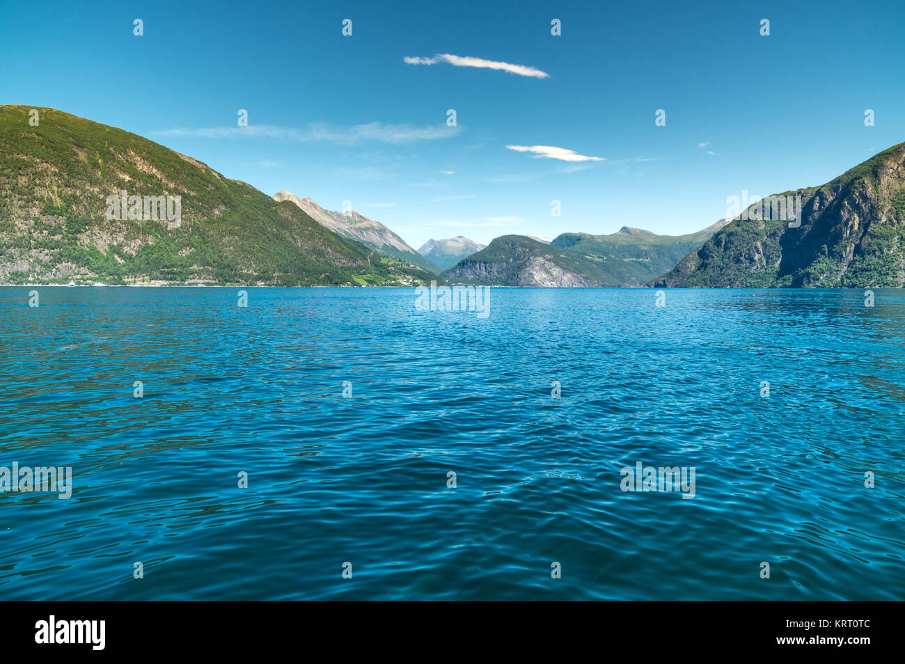 WunderschÃ¶ne Landschaft am Storfjord Stock Photo