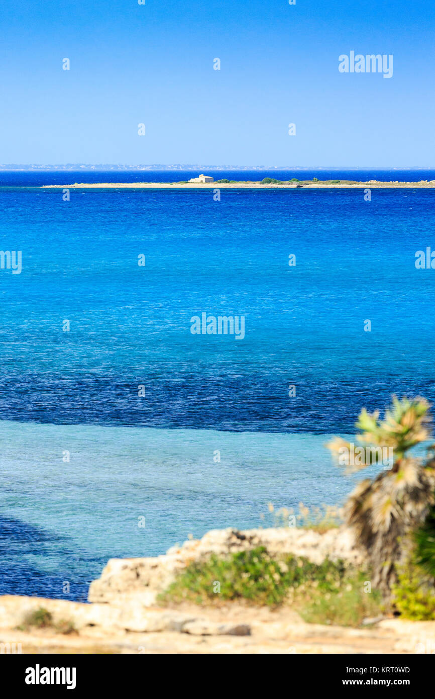 Isola di Vendicari, Sicily, Italy Stock Photo