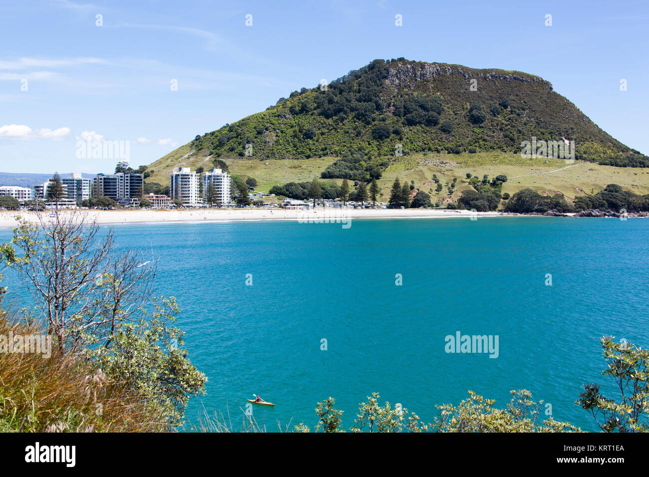 Mt Maunganui Resort Town Stock Photo Alamy