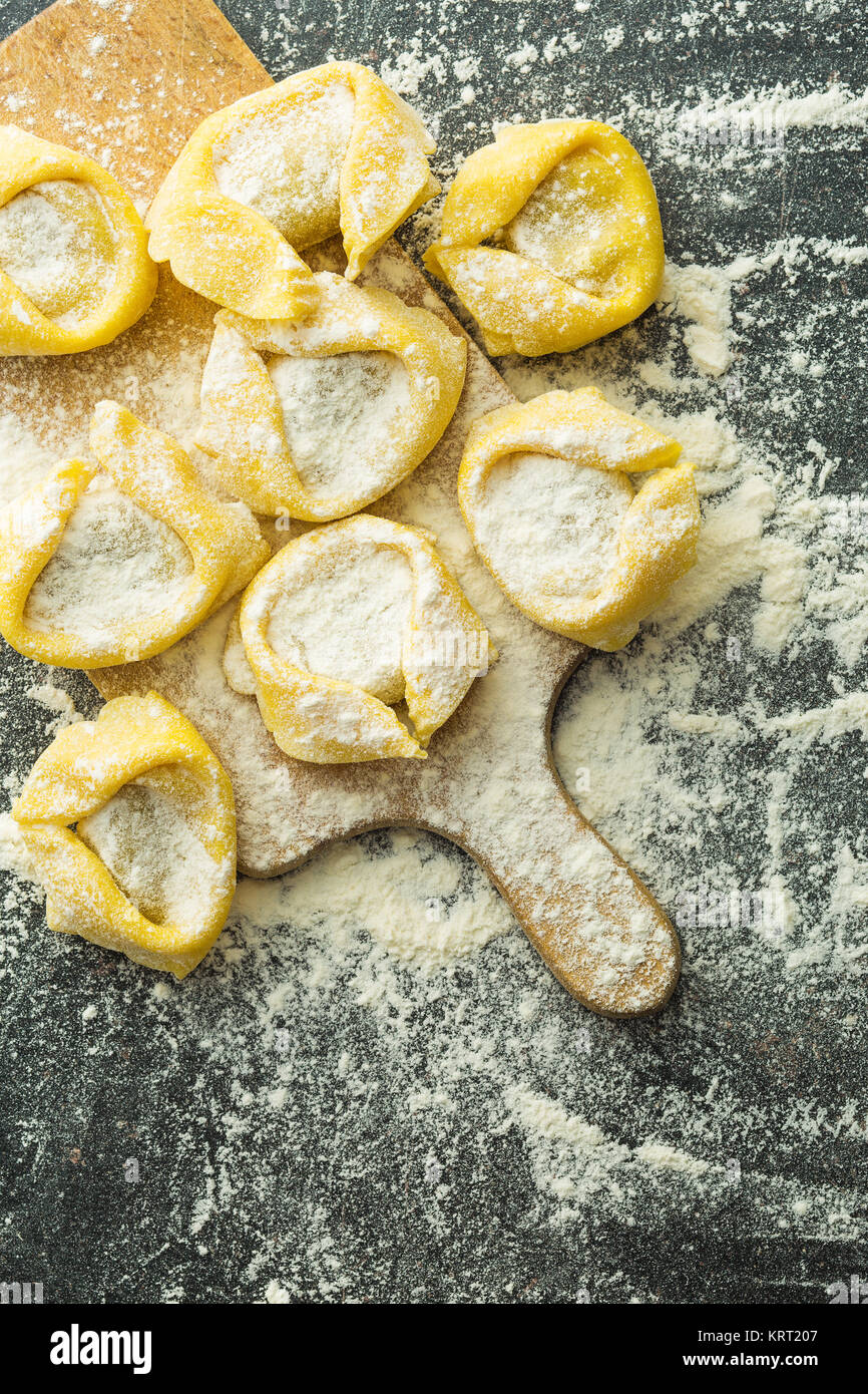Italian traditional tortellini pasta Stock Photo - Alamy