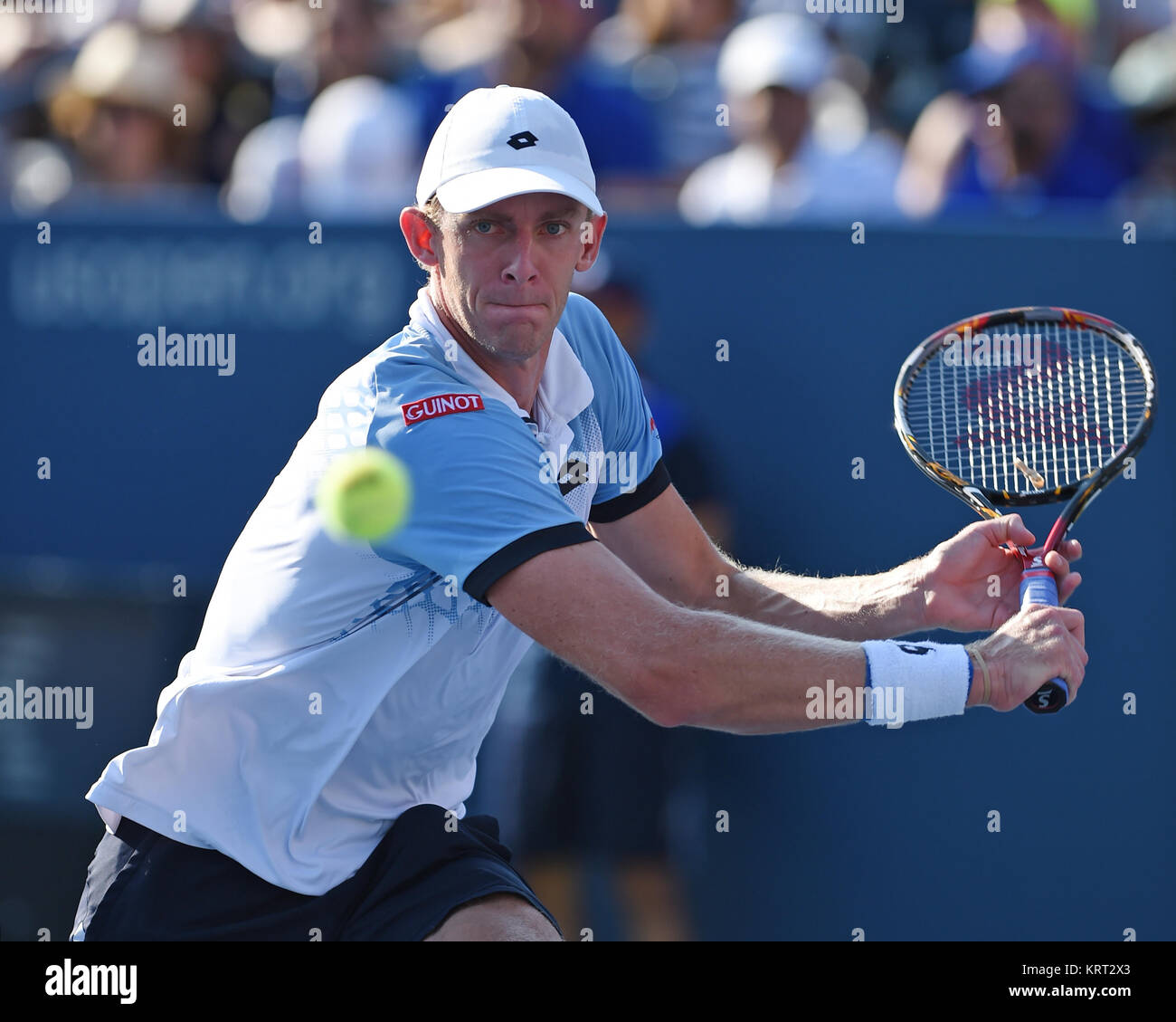 NEW YORK, NY - SEPTEMBER 07: Kevin Anderson on day eight of the 2015 US ...
