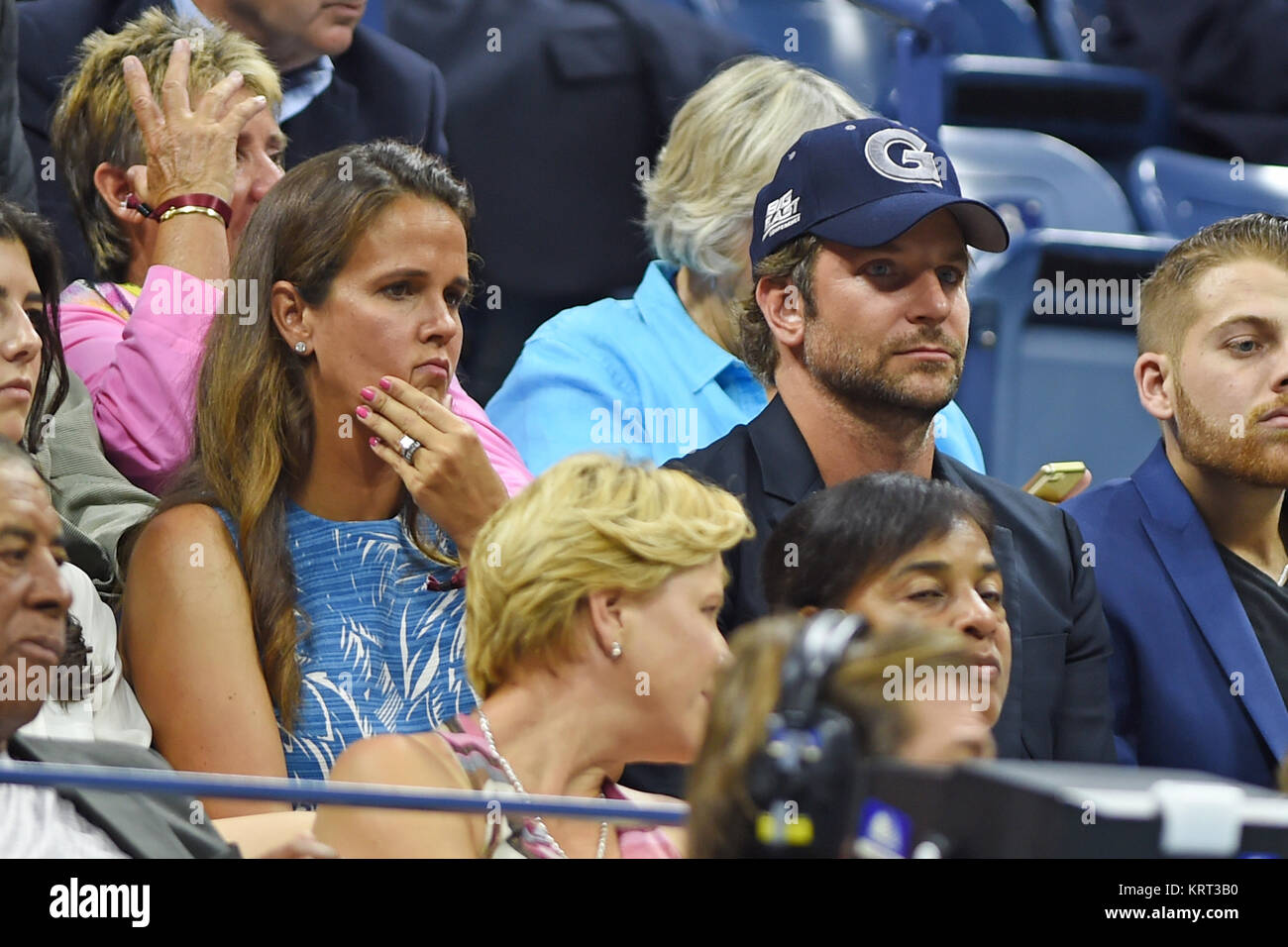 NEW YORK, NY - SEPTEMBER 9: Mary Joe Fernandez, Bradley Cooper day ten ...