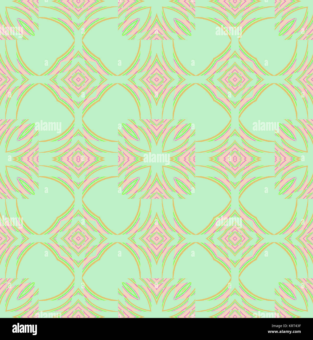 Regular Diamonds Pattern Abstract geometric seamless background. Regular diamond pattern pink ...