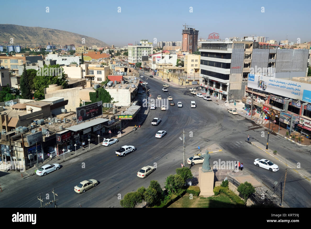 Dohuk city center, Northern Iraq, Kurdish Autonomous Region Stock Photo