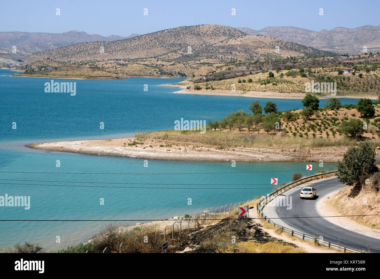 Duhok Dam, near the city of Duhok, Northern Iraq, Kurdish Autonomous Region Stock Photo