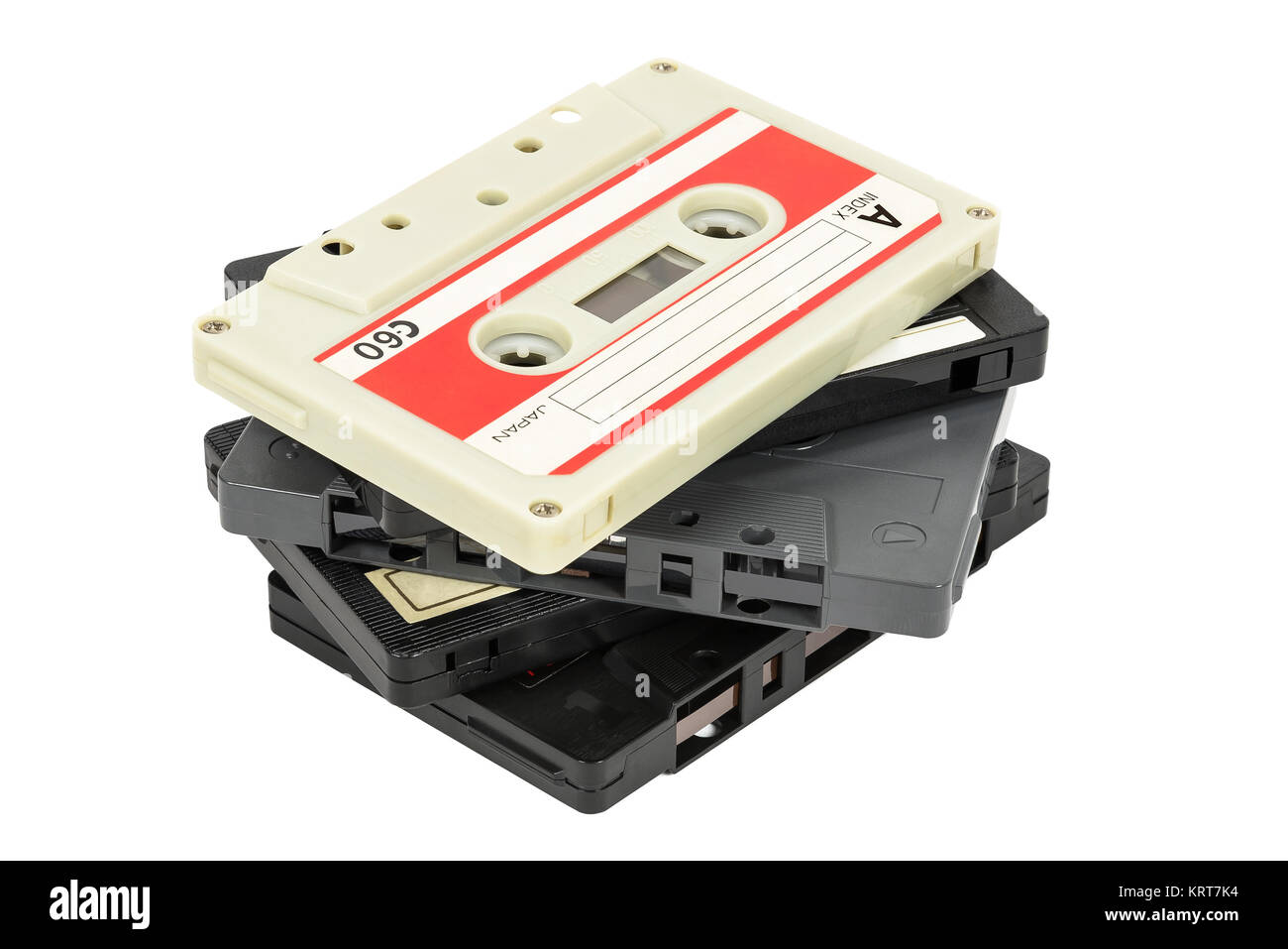 Stack of cassette tapes hires stock photography and images Alamy