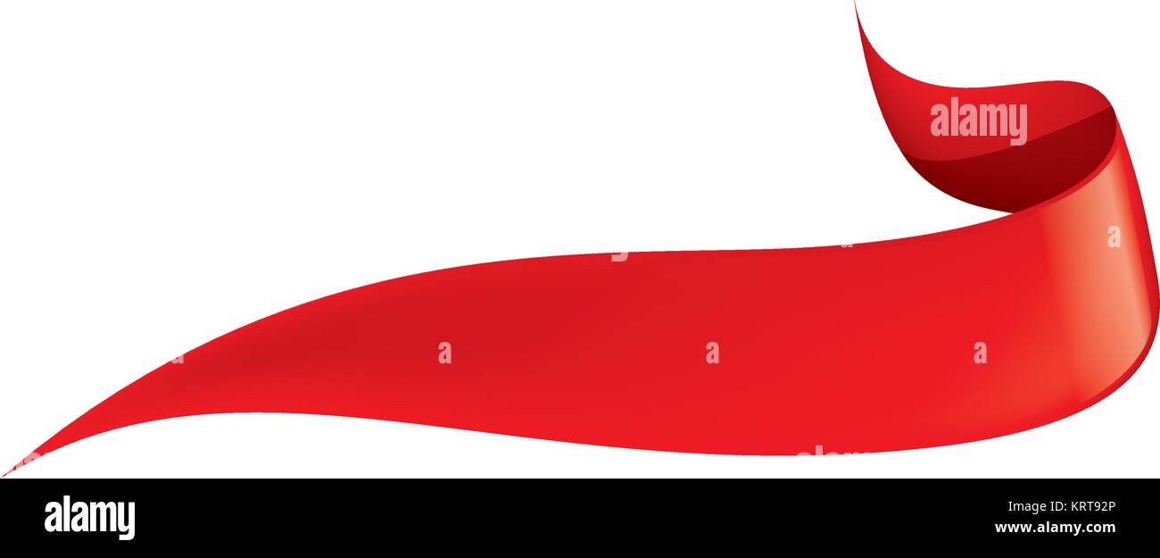 vector red ribbon Stock Vector Image & Art - Alamy