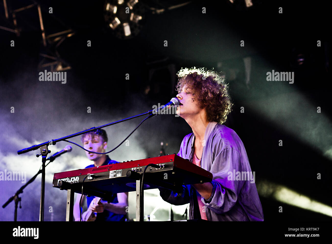 The Swedish indie pop band Urban Cone performs a live concert at the