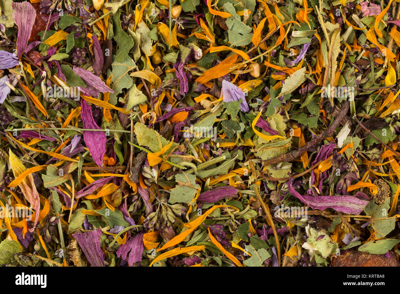 Dried herbal tea leaves Stock Photo Alamy