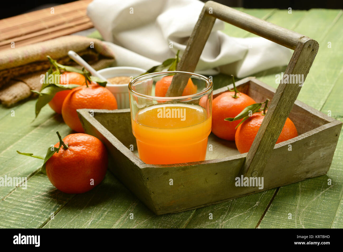 clementine mandarin juice with brown sugar closeup Stock Photo Alamy