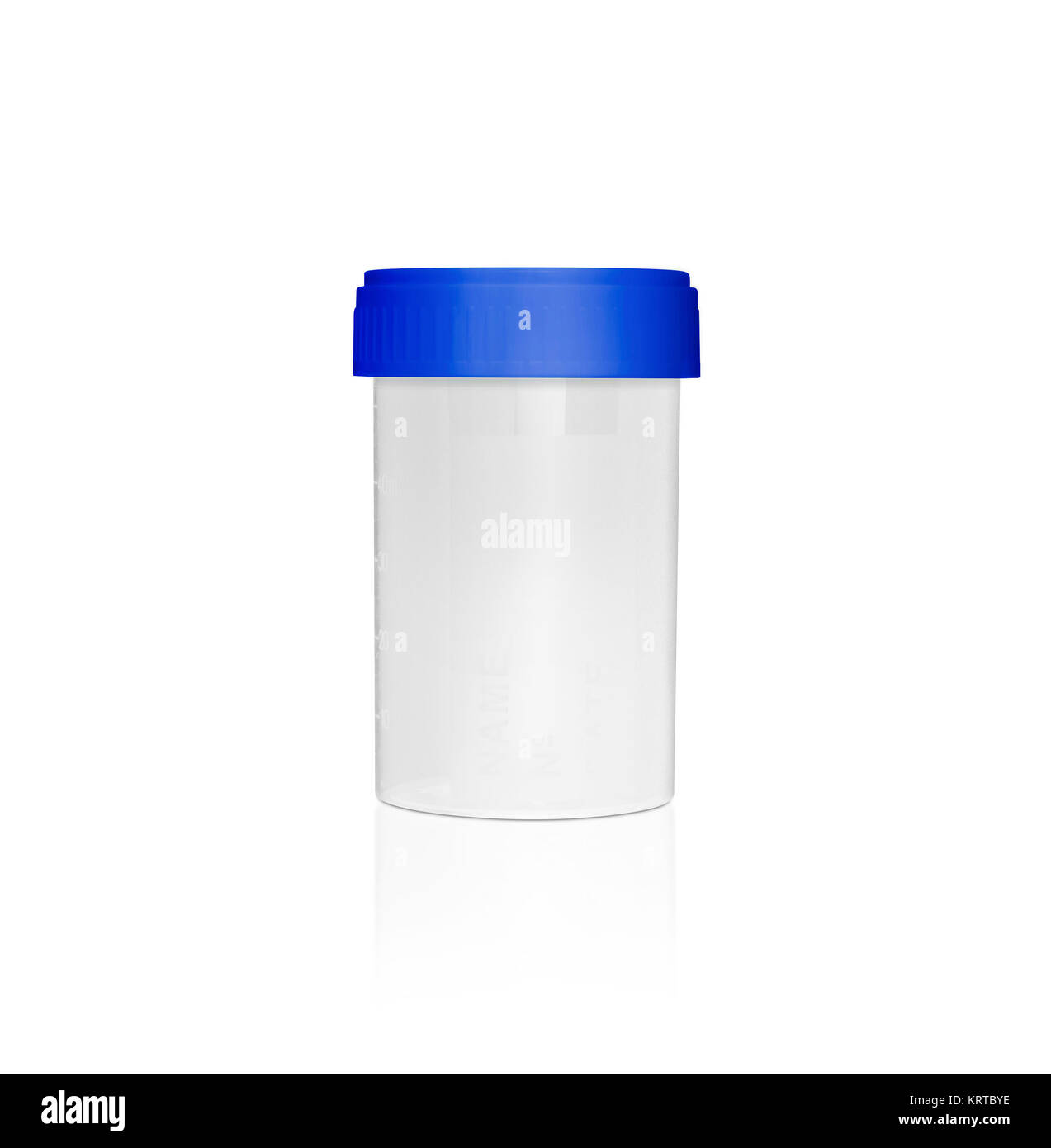 Sterile plastic medical container for medical laboratory analysi Stock ...