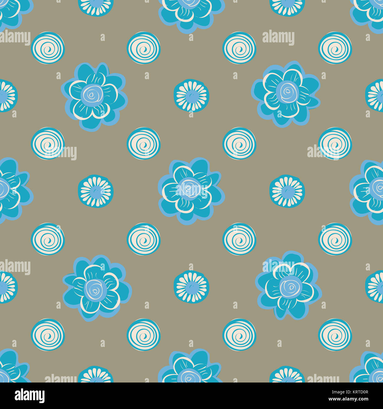 Abstract flower seamless pattern background Stock Photo - Alamy