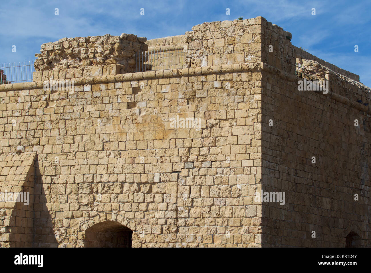 Elements and details of the architecture of the ancient fortress ...