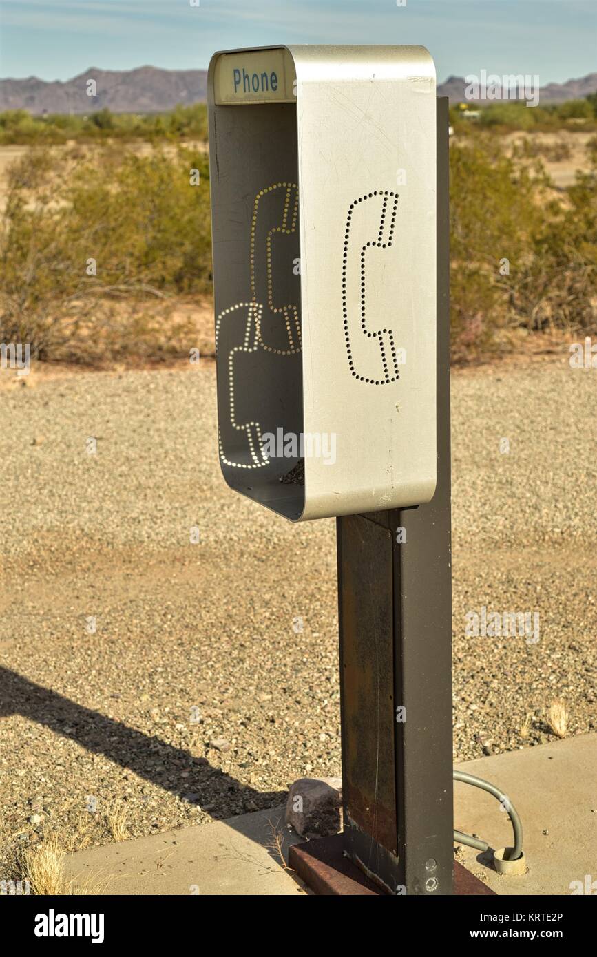 Phone Booth In Desert High Resolution Stock Photography and Images - Alamy