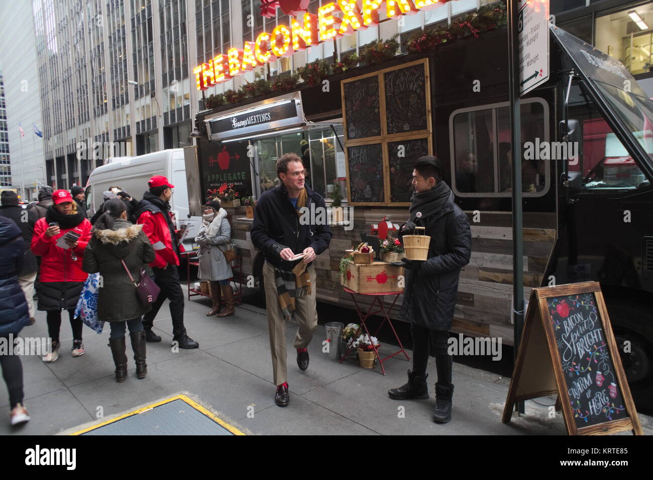Applegate Farms gives away bacon in various forms at a branding event