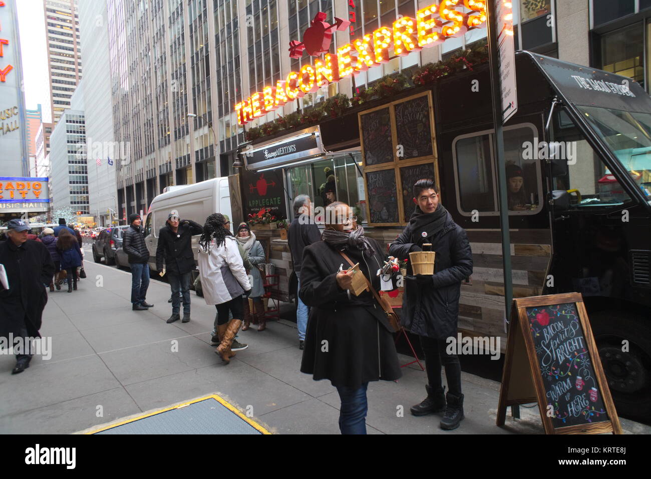 Applegate Farms gives away bacon in various forms at a branding event