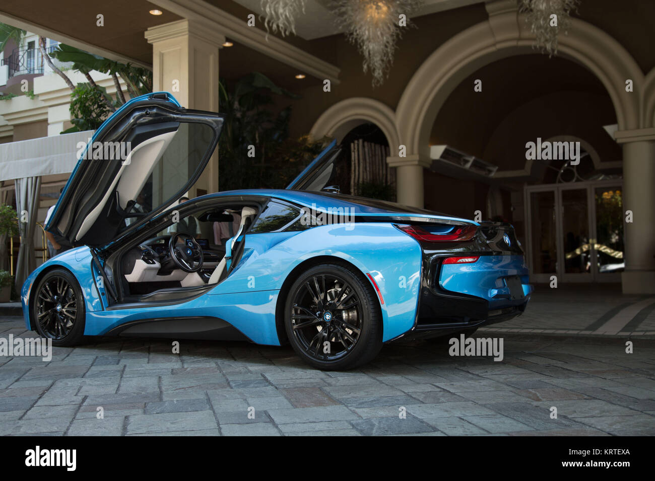 Blue Bmw I8 Hi-Res Stock Photography And Images - Alamy