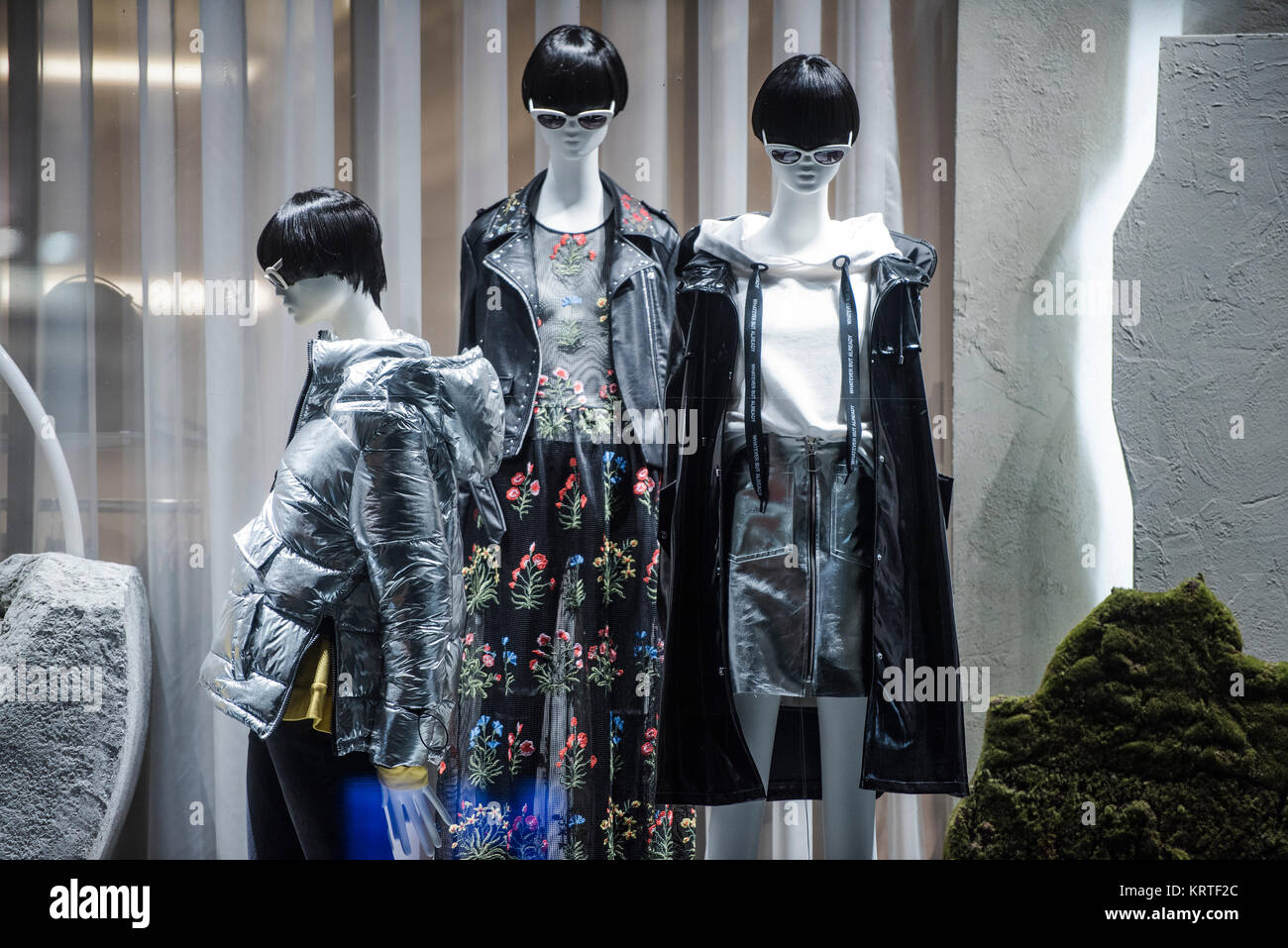 London, England February 20, 2017 Women clothing store storefront in