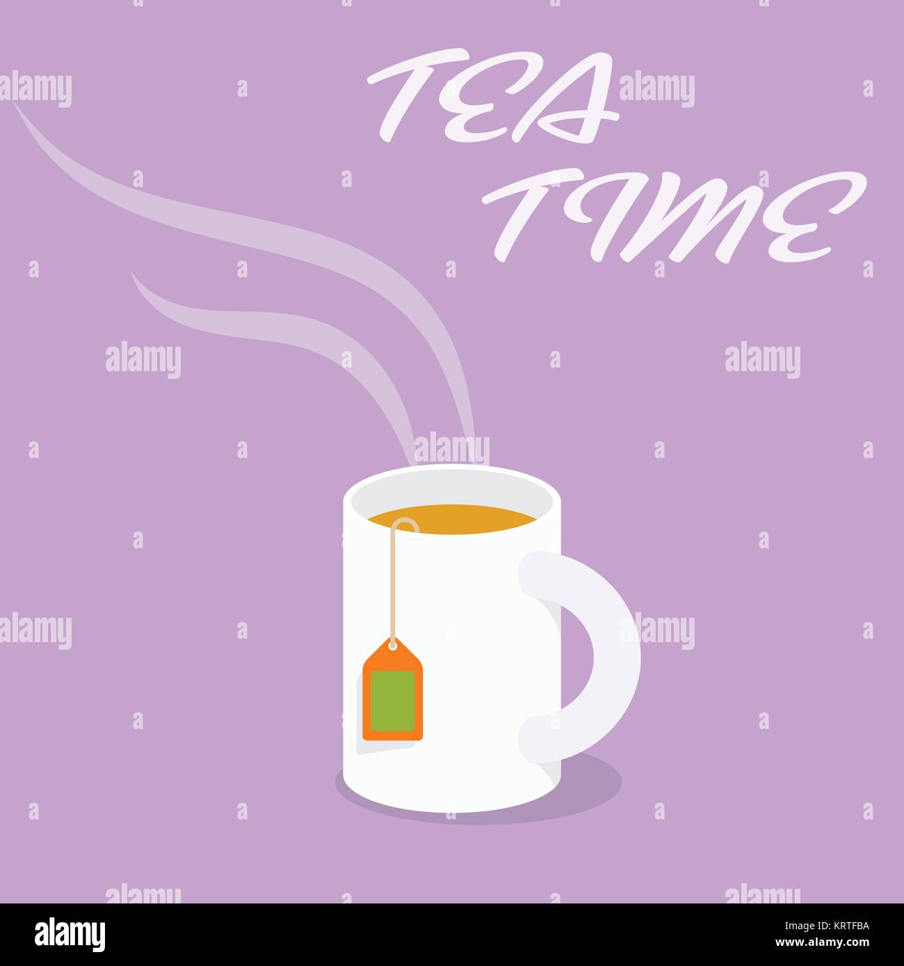 Time For Tea Vector Afternoon tea vector vectors hi-res stock photography and images - Alamy