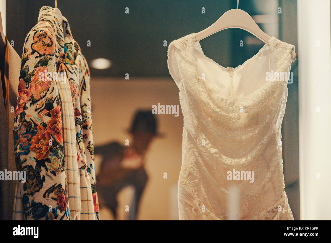 Women clothing boutique Stock Photo Alamy